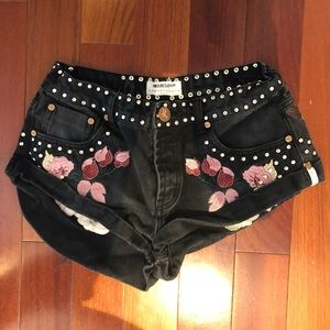 One teaspoon floral denim shirts size 26